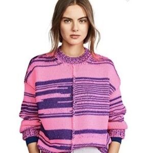 Isabel Marant Etoile Women’s Pink / Purple Knitted Sweater Size 36